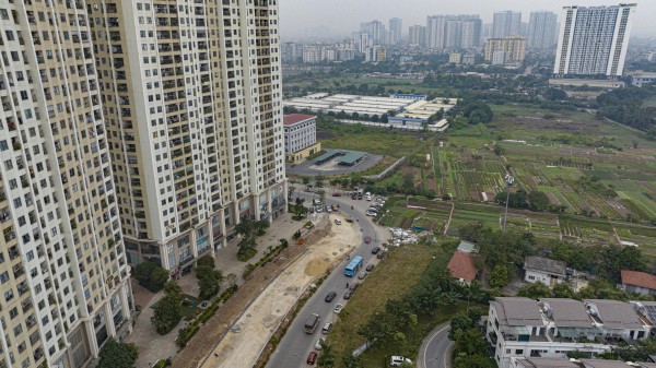 Đường nối 2 tuyến vành đai tại Hà Nội dần hình thành