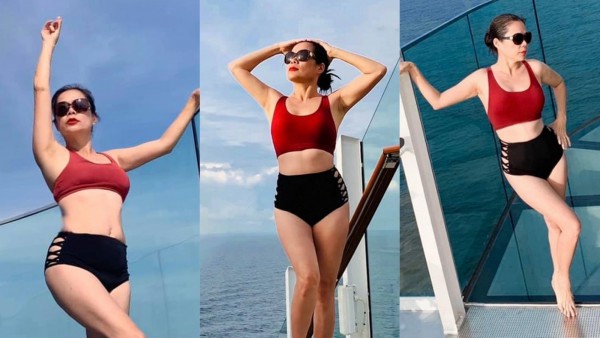 Sao Việt khỏe đẹp: Mỹ Lệ giữ dáng nhờ chăm làm vườn