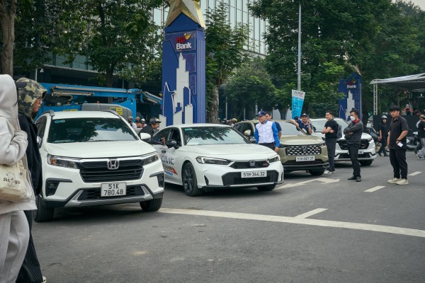 Hệ thống tủ đổi pin xe máy điện gây chú ý tại Honda Thanks Day 2025