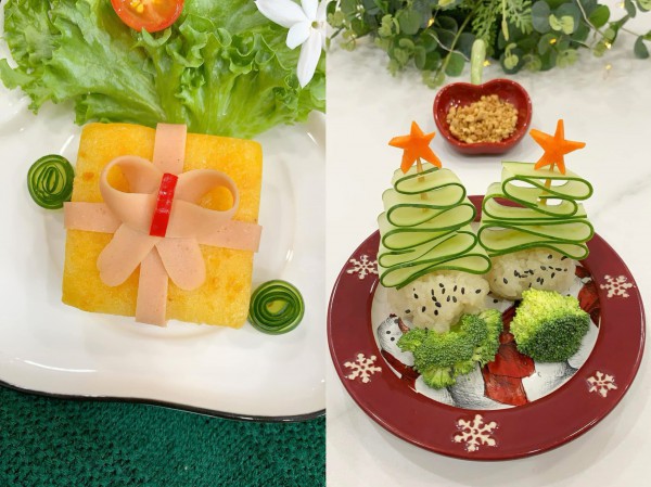 Cây thông Noel vừa trang trí vừa ăn được gây sốt mạng mùa Giáng sinh