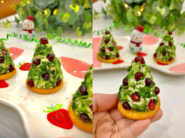 Cây thông Noel vừa trang trí vừa ăn được gây sốt mạng mùa Giáng sinh