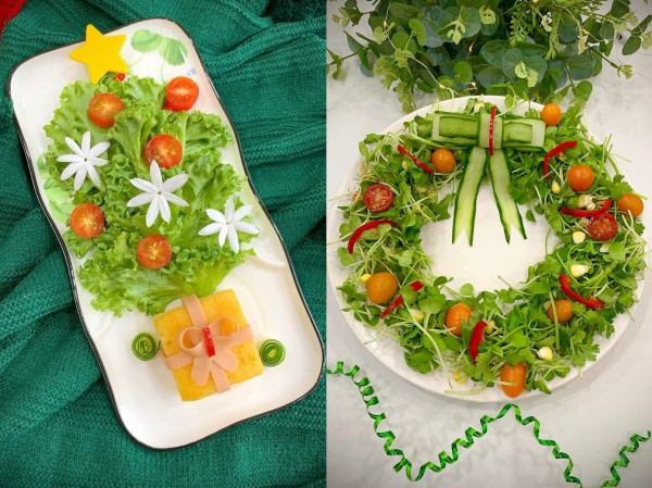 Cây thông Noel vừa trang trí vừa ăn được gây sốt mạng mùa Giáng sinh