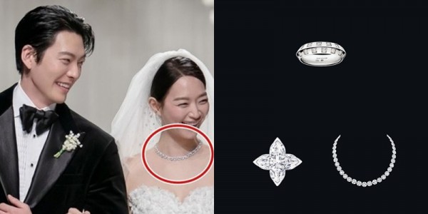 Váy cưới và trang sức gần 8 tỉ đồng của Shin Min Ah