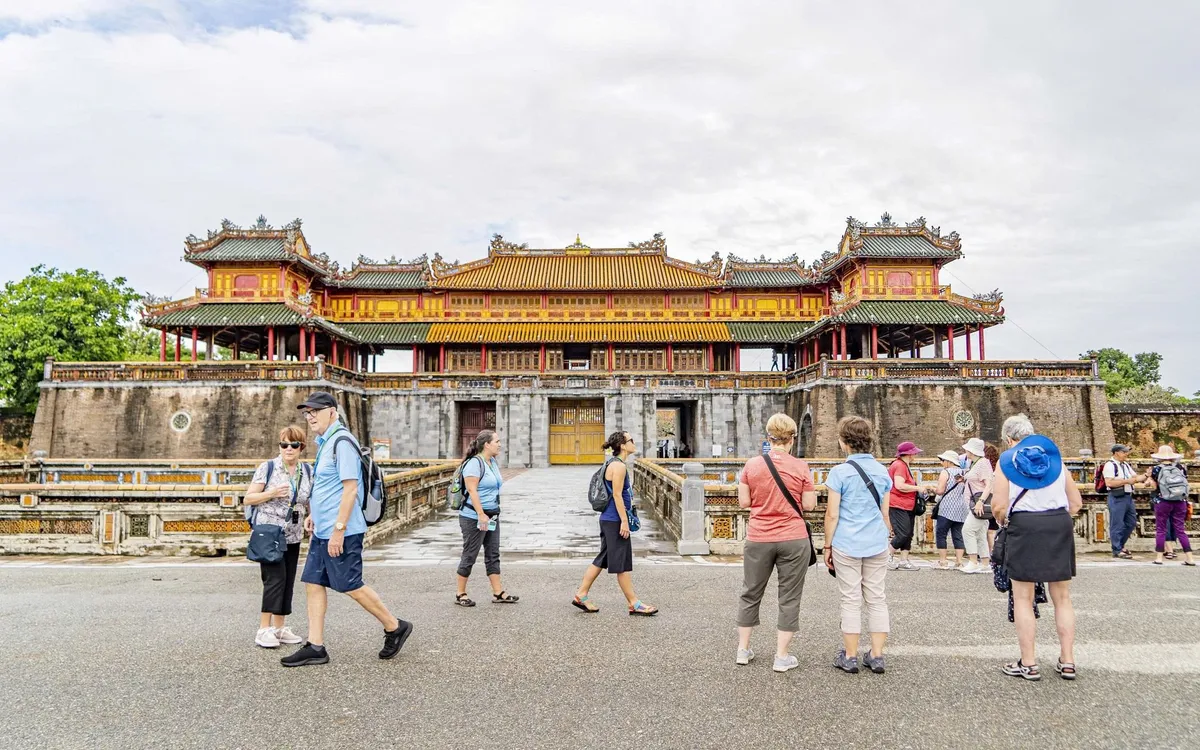 Huế lập kỷ lục doanh thu du lịch hơn 13.000 tỷ đồng. Ảnh: Trung tâm Bảo tồn Di tích Cố đô Huế.
