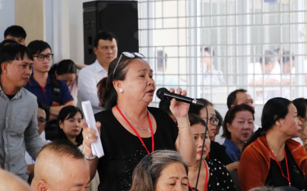 Chủ tịch TP.HCM tiếp người dân trong dự án Khu đô thị mới Thủ Thiêm