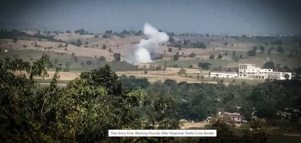 Đạn pháo Myanmar rơi xuống nhà dân, Thái Lan bắn trả