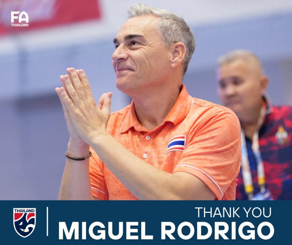 Đội tuyển futsal Thái Lan thua sốc, mất HCV vào tay Indonesia: HLV Miguel Rodrigo từ chức