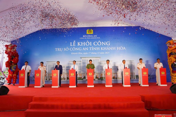 Khởi công xây dựng trụ sở Công an tỉnh Khánh Hòa hơn 900 tỉ đồng