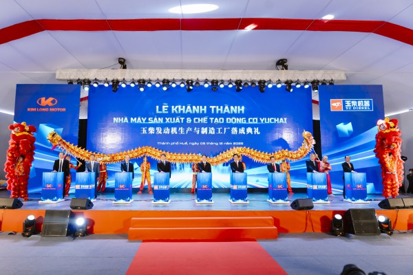 Kim Long Motor khánh thành nhà máy sản xuất và chế tạo động cơ ô tô đầu tiên ở Việt Nam