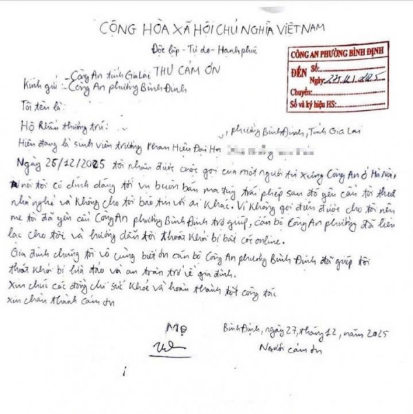 Ngăn chặn kịp thời vụ 'bắt cóc online', giải cứu sinh viên bị lừa 300 triệu đồng