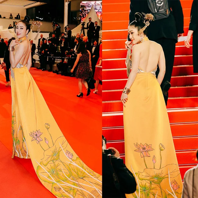 Trước áo dài khoét ngực, nhiều mẫu áo dài cách tân đã từng gây tranh cãi dữ dội