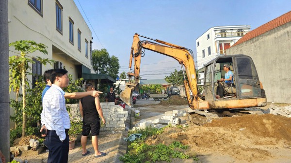 Vụ xây tường chắn ngang đường ở Nga Sơn: Người dân đã phá dỡ tường rào