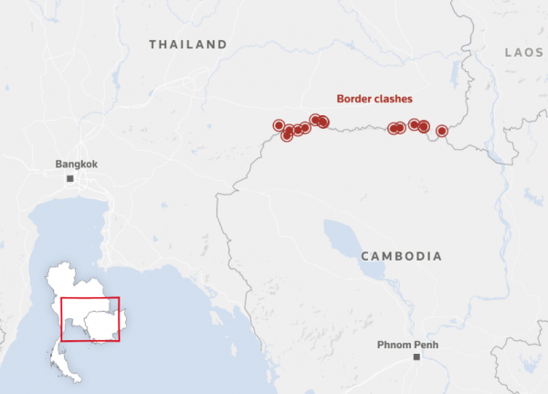 Xung đột Thái Lan - Campuchia lan rộng Xung đột Thái Lan - Campuchia lan rộng