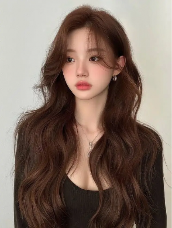 Tóc dài gợn sóng kiểu Hàn Quốc: lựa chọn tạo phong cách cho nhiều độ tuổi Tóc dài gợn sóng kiểu Hàn Quốc: lựa chọn tạo phong cách cho nhiều độ tuổi