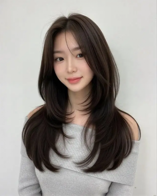 Tóc dài gợn sóng kiểu Hàn Quốc: lựa chọn tạo phong cách cho nhiều độ tuổi Tóc dài gợn sóng kiểu Hàn Quốc: lựa chọn tạo phong cách cho nhiều độ tuổi