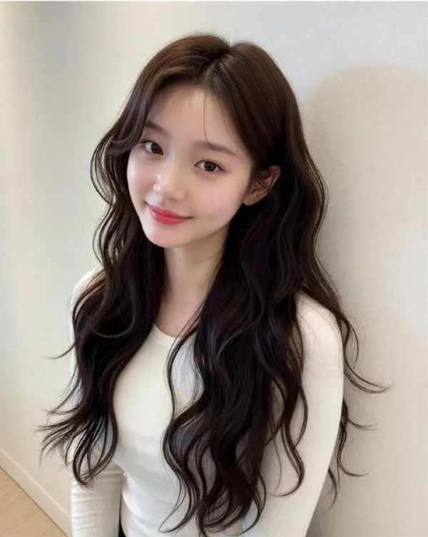 Tóc dài gợn sóng kiểu Hàn Quốc: lựa chọn tạo phong cách cho nhiều độ tuổi Tóc dài gợn sóng kiểu Hàn Quốc: lựa chọn tạo phong cách cho nhiều độ tuổi