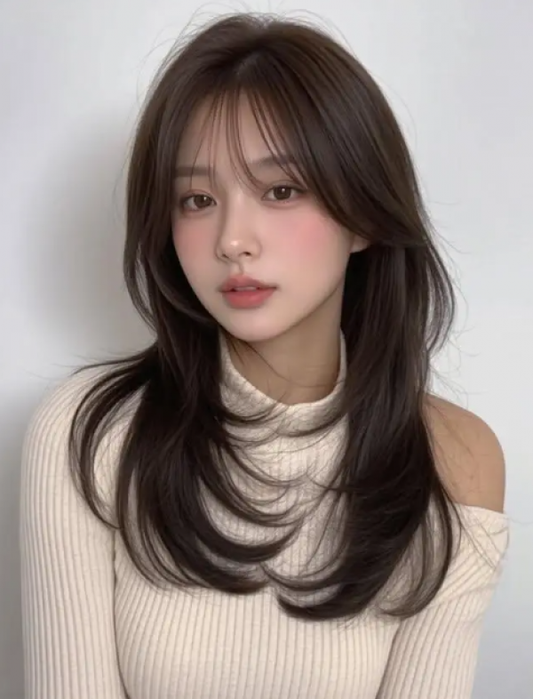 Tóc dài gợn sóng kiểu Hàn Quốc: lựa chọn tạo phong cách cho nhiều độ tuổi Tóc dài gợn sóng kiểu Hàn Quốc: lựa chọn tạo phong cách cho nhiều độ tuổi