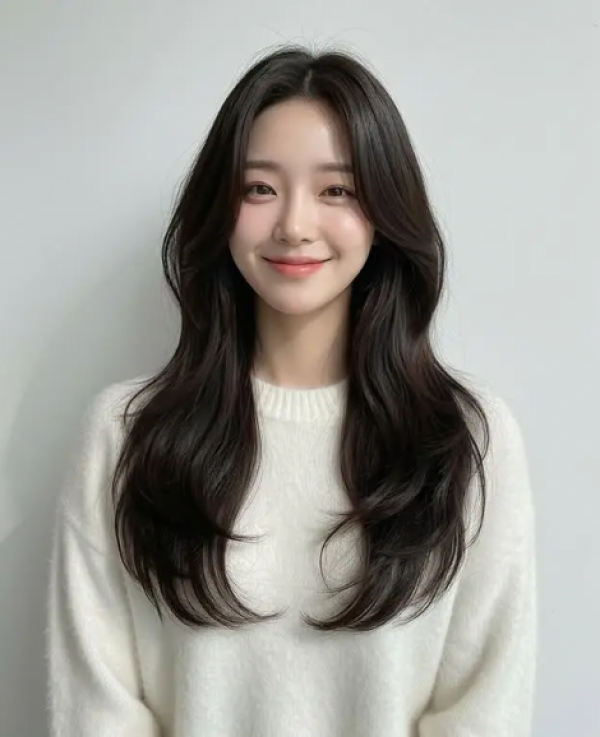 Tóc dài gợn sóng kiểu Hàn Quốc: lựa chọn tạo phong cách cho nhiều độ tuổi Tóc dài gợn sóng kiểu Hàn Quốc: lựa chọn tạo phong cách cho nhiều độ tuổi