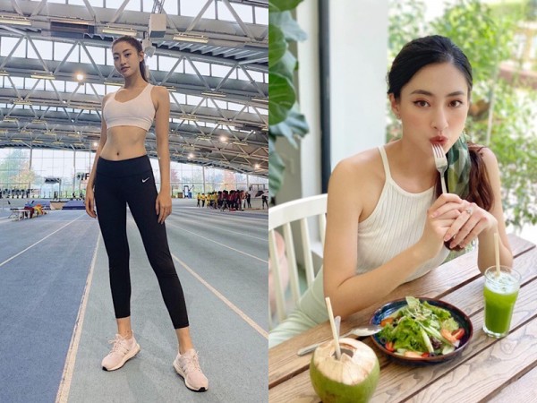 Sao Việt khỏe đẹp: Lương Thùy Linh chăm đạp xe giúp dáng săn chắc