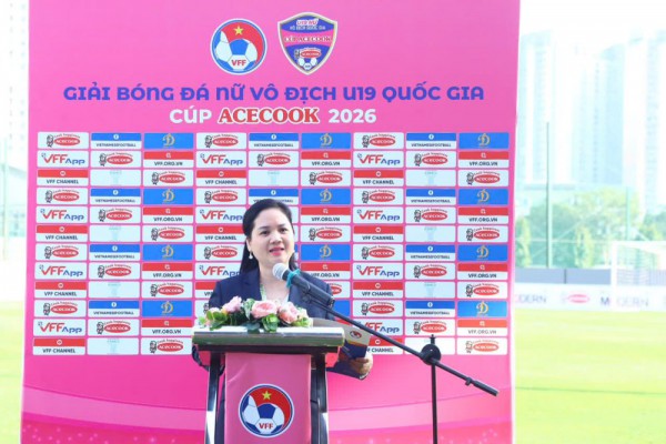 HLV Mai Đức Chung tìm nhân tài tại giải bóng đá nữ vô địch U.19 quốc gia - Cúp Acecook 2026 HLV Mai Đức Chung tìm nhân tài tại giải bóng đá nữ vô địch U.19 quốc gia - Cúp Acecook 2026