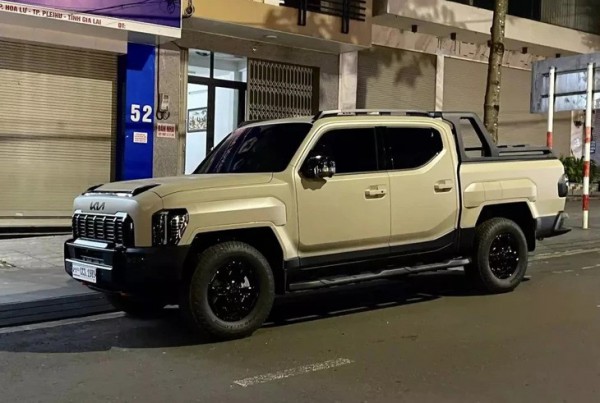 Xe bán tải  KIA Tasman xuất hiện tại Việt Nam, chờ ngày mở bán?