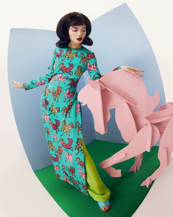 NTK Thủy Nguyễn và hành trình làm mới áo dài tết bằng ngôn ngữ nghệ thuật