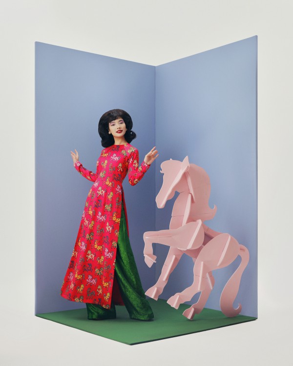 NTK Thủy Nguyễn và hành trình làm mới áo dài tết bằng ngôn ngữ nghệ thuật