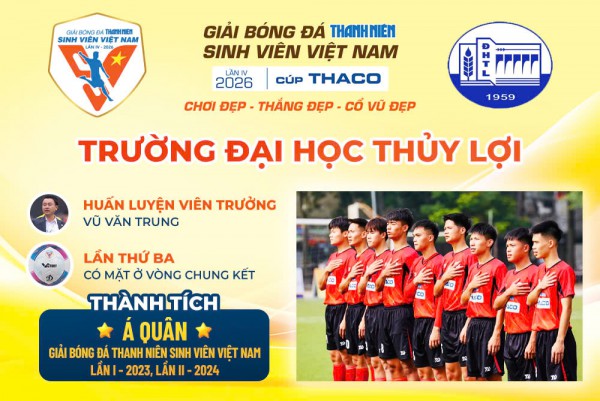 Xác định 12 đội vào VCK giải bóng đá Thanh Niên sinh viên Việt Nam 2026
