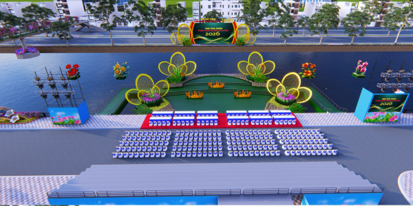 Chợ hoa xuân 'Trên bến dưới thuyền' ở phường Phú Định, TP.HCM bắt đầu từ 2.2 Chợ hoa xuân 'Trên bến dưới thuyền' ở phường Phú Định, TP.HCM bắt đầu từ 2.2