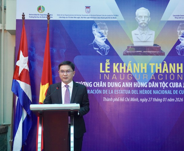 Khánh thành tượng José Martí, khắc sâu tình bạn Việt Nam - Cuba