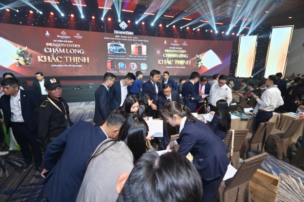 Gần 300 nền đất tại dự án Dragon Eden đã có chủ ngay trong ngày mở bán