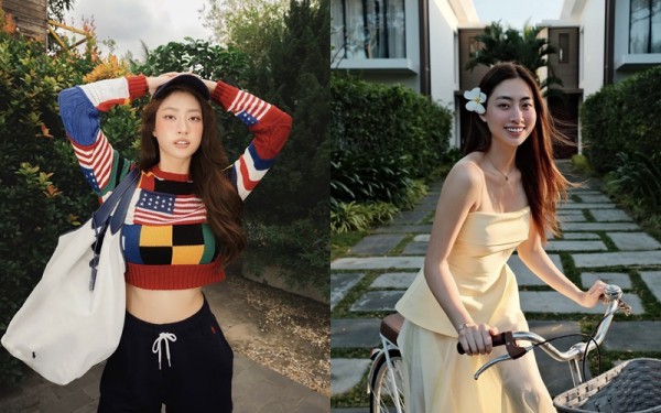 Sao Việt khỏe đẹp: Lương Thùy Linh chăm đạp xe giúp dáng săn chắc