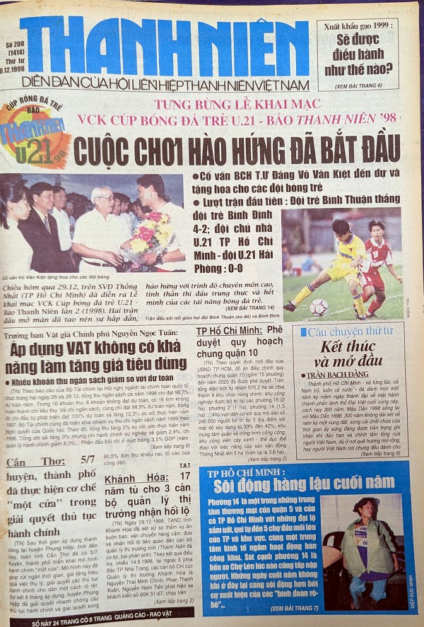 U.21 Báo Thanh Niên bệ phóng tài năng cho bóng đá Việt Nam U.21 Báo Thanh Niên bệ phóng tài năng cho bóng đá Việt Nam