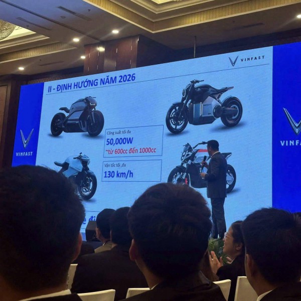 VinFast sắp trình làng mô tô điện, mạnh ngang xe xăng 1.000 phân khối?