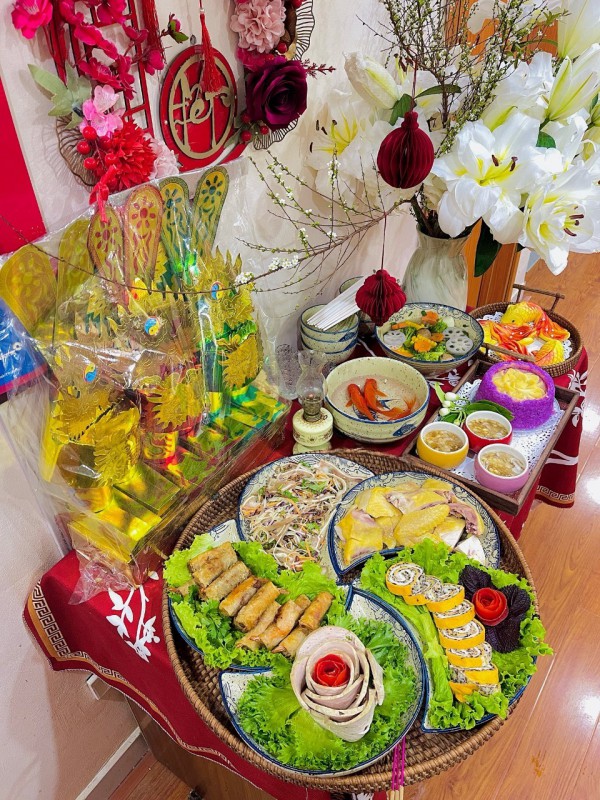 23 tháng chạp: Mâm cúng ông Táo được dân mạng chia sẻ rầm rộ