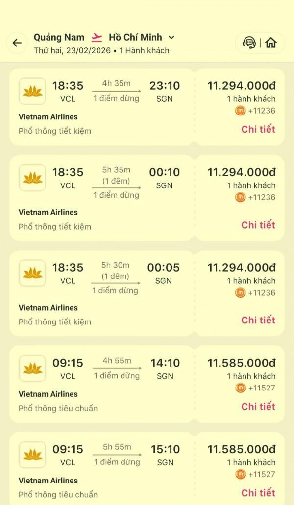 Chưa đến tết nhưng… hết vé máy bay trở lại TP.HCM sau tết