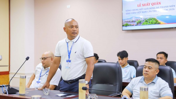 Hiệu trưởng Trường ĐH Quy Nhơn 'truyền lửa' trước VCK TNSV THACO cup 2026