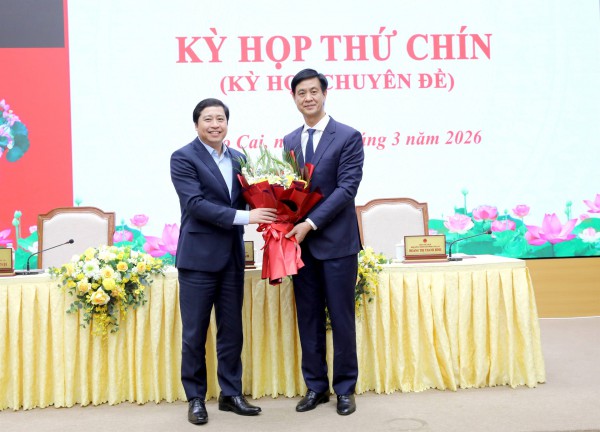 Ông Phan Trung Bá được bầu giữ chức Phó Chủ tịch UBND tỉnh Lào Cai nhiệm kỳ 2021-2026