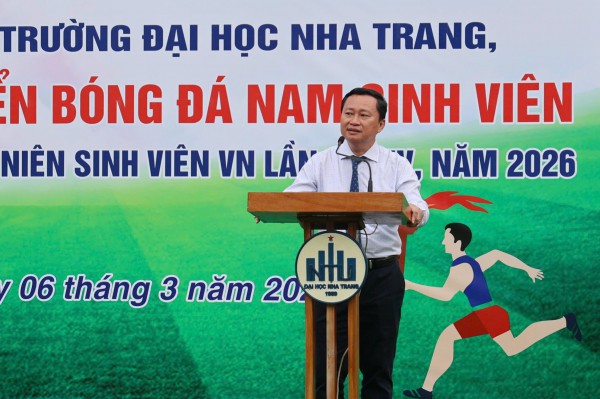 Trường ĐH Nha Trang khánh thành SVĐ, xuất quân dự VCK TNSV THACO cup 2026