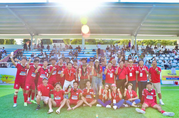 Trung phong Trường ĐH Thủy lợi tiết lộ 'bí kíp' chơi thăng hoa, quyết vô địch TNSV THACO cup 2026