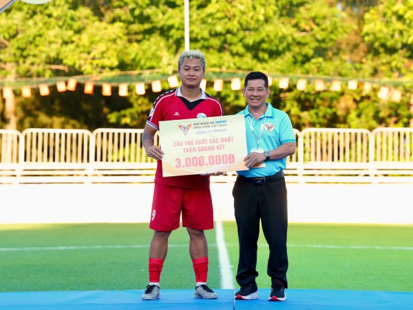 Tiền vệ tài hoa người Hà Tĩnh xuất sắc nhất VCK TNSV THACO cup 2026 Tiền vệ tài hoa người Hà Tĩnh xuất sắc nhất VCK TNSV THACO cup 2026