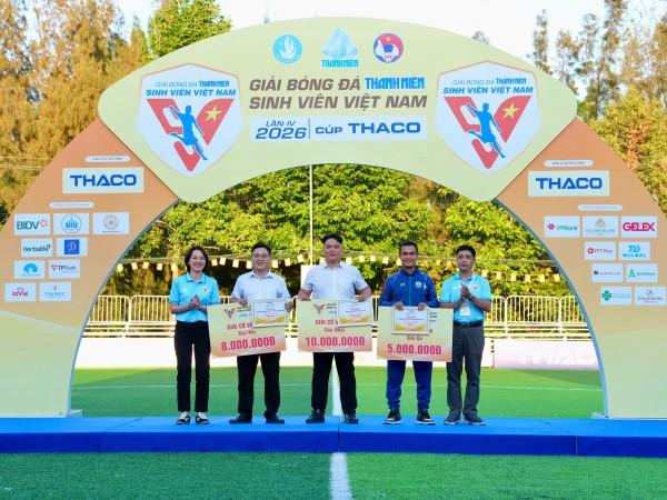 Tiền vệ tài hoa người Hà Tĩnh xuất sắc nhất VCK TNSV THACO cup 2026 Tiền vệ tài hoa người Hà Tĩnh xuất sắc nhất VCK TNSV THACO cup 2026
