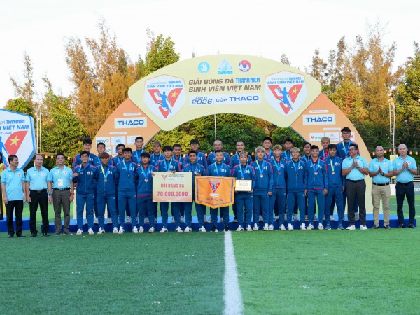 Tiền vệ tài hoa người Hà Tĩnh xuất sắc nhất VCK TNSV THACO cup 2026 Tiền vệ tài hoa người Hà Tĩnh xuất sắc nhất VCK TNSV THACO cup 2026