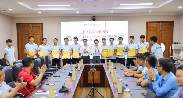 Hiệu trưởng Trường ĐH Quy Nhơn 'truyền lửa' trước VCK TNSV THACO cup 2026