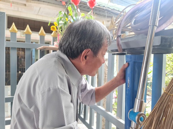 Nước sinh hoạt đục ngầu, gần 1.400 hộ dân ở Đồng Tháp sống trong lo lắng