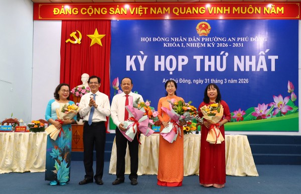 TP.HCM: Phường An Phú Đông bầu nhân sự chủ chốt HĐND, UBND nhiệm kỳ 2026 - 2031