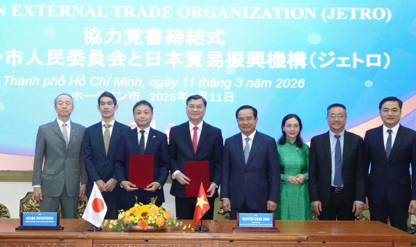 TP.HCM hợp tác JETRO thúc đẩy đầu tư công nghệ cao từ Nhật Bản