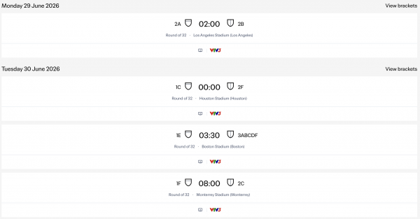 Nóng: Lịch thi đấu World Cup 2026 mới nhất ngày giờ Việt Nam, FIFA tuyên bố VTV đã có bản quyền