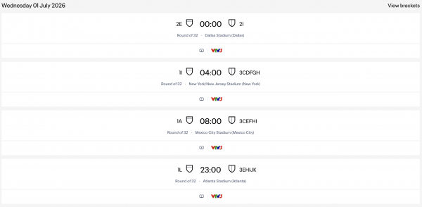 Nóng: Lịch thi đấu World Cup 2026 mới nhất ngày giờ Việt Nam, FIFA tuyên bố VTV đã có bản quyền