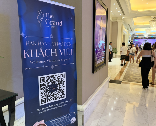 Bên trong casino thí điểm cho người Việt ở Hồ Tràm Bên trong casino thí điểm cho người Việt ở Hồ Tràm